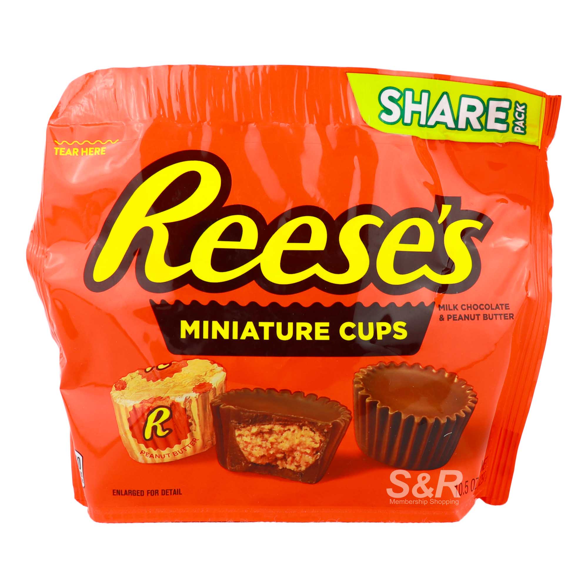 Reese's Milk Chocolate & Peanut Butter Miniature Cups 297g